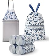 Sturdy and Tall Kitchen Drawstring Trash Bags, 4 Gallon Garbage Bags 128 Counts, Used for Office,...