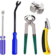 Sunxeke 4Pcs Heavy Duty Upholstery and Construction Staple Remover with Tack Puller Tool and Stap...