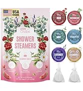 W&amp;E Choice Shower Steamers Aromatherapy - Shower Bombs with Natural Essential Oils for Daily Rela...