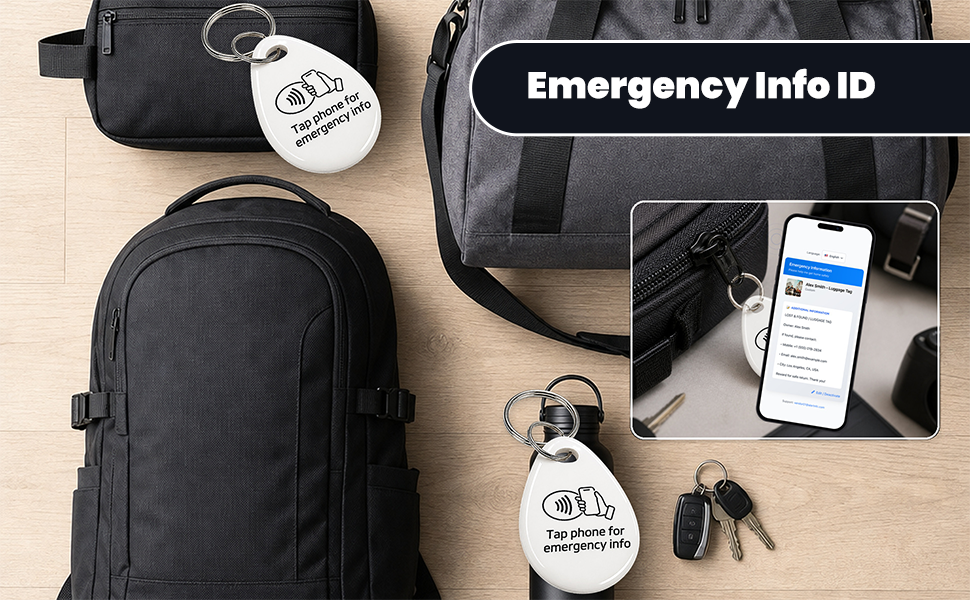Emergency ID tag