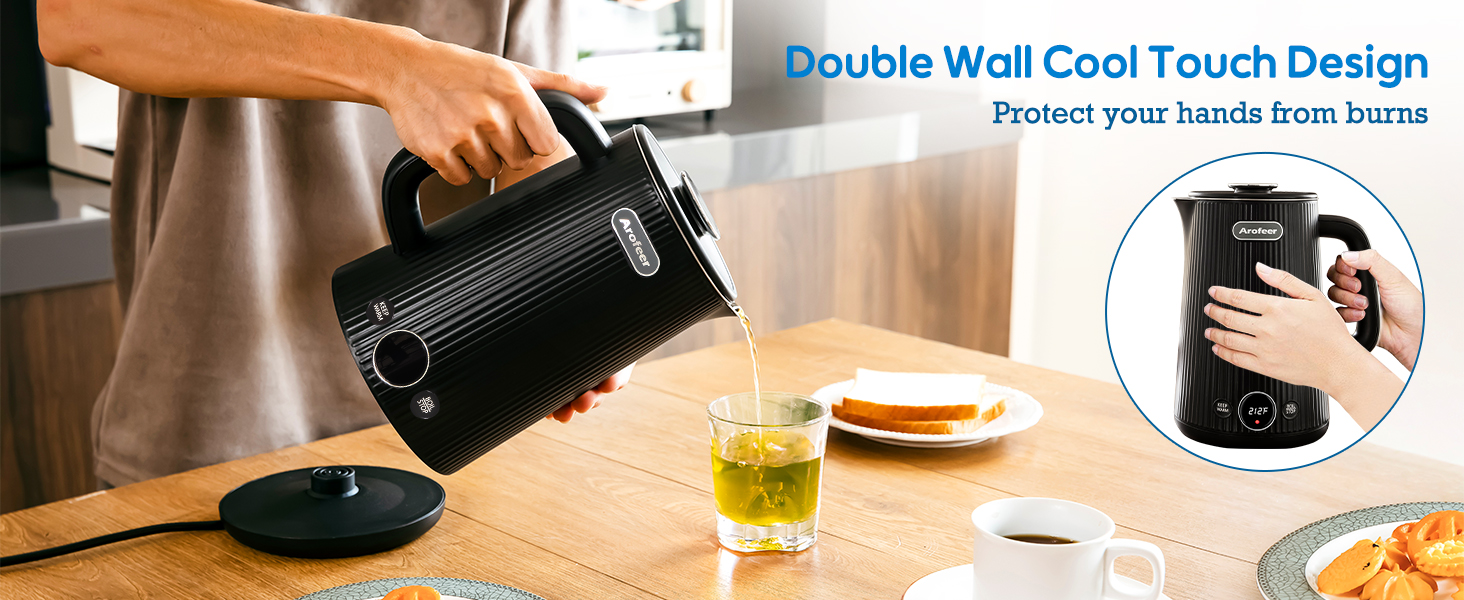 electric kettle temperature control