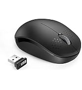 seenda Wireless Mouse for Laptop, 2.4G Noiseless Mouse with USB Receiver - Optical Tracking Porta...