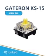 Gateron ks-15 Optical Key Switches for RGB Mechanical Gaming Keyboards | Plate Mounted (Gateron O...
