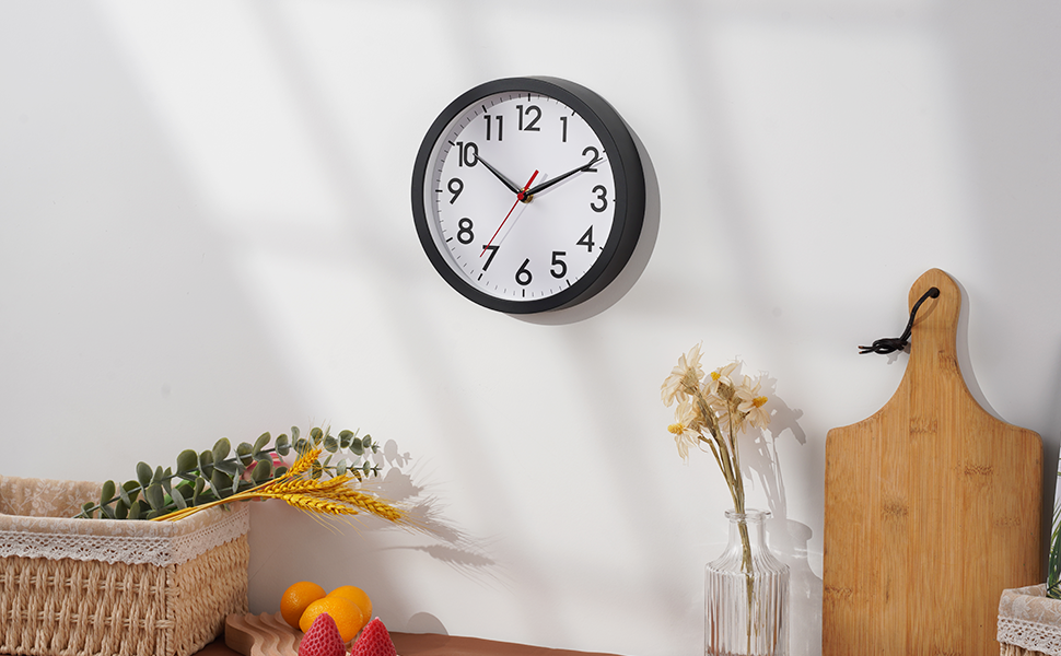 wall clock 8 inch for kitchen