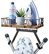 TJ.MOREE Ironing Board Hanger Wall Mount - Laundry Room Iron and Ironing Board Holder Laundry Roo...