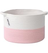 HZFTJOY Large Storage Basket for Organizing,65L Woven Blanket Baskets,Laundry Basket Organizer fo...