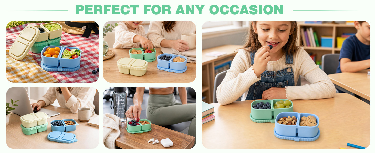 reusable snack containers with lids