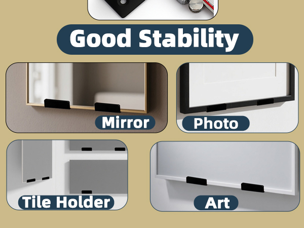 Mirror Clips for Wall Mounting