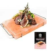 UMAID Himalayan Salt Block For Grilling, Cooking, Cutting and Serving,12X8X1.5 Food Grade Himalay...