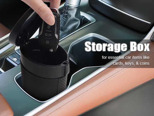 car trash can