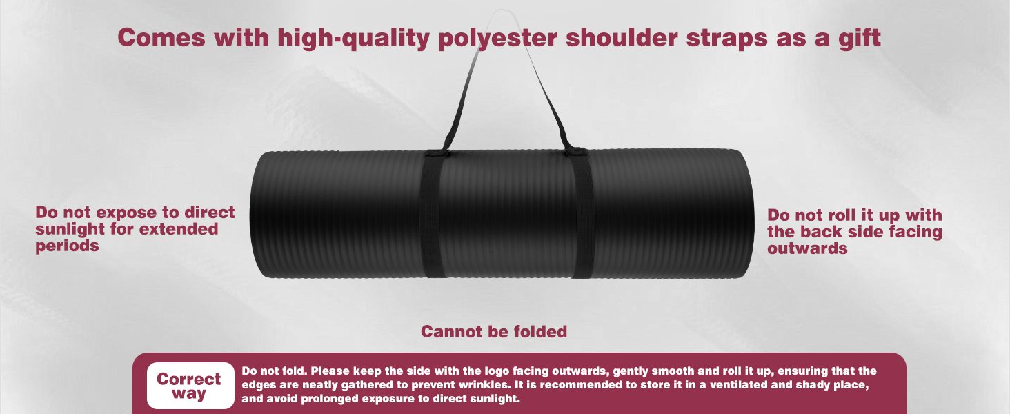 Comes with high-quality polyester shoulder straps as a gift