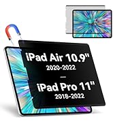 Magnetic Privacy Filter Compatible with iPad Air 5th Generation 2022 &amp; iPad Air 4 2020 10.9 Inch ...