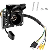Siziviki Universal 4-Way Flat to 7-Way RV Blade Adapter Kit, 7 Pin Trailer Light Connector and 4 ...