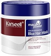 Karseell Blue Color Depositing Conditioner, Deep Hair Mask Treatment Intensely Hydrating, Refresh...