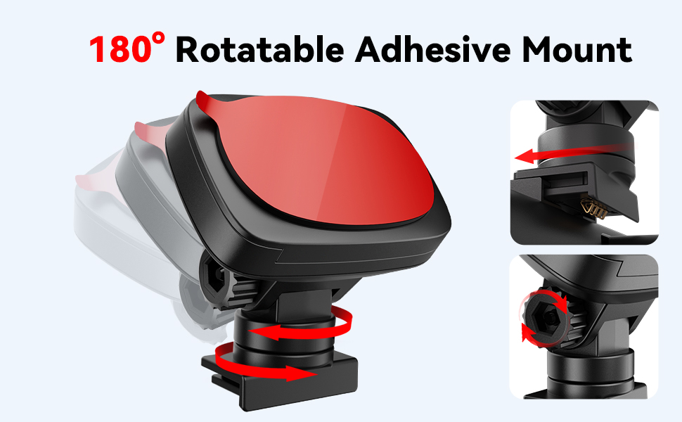 180° Rotatable Adhesive Mount