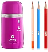 JARLINK Automatic Electric Pencil Sharpener - Hands-Free Operation, 3 Sharpness Modes, 3-Second S...