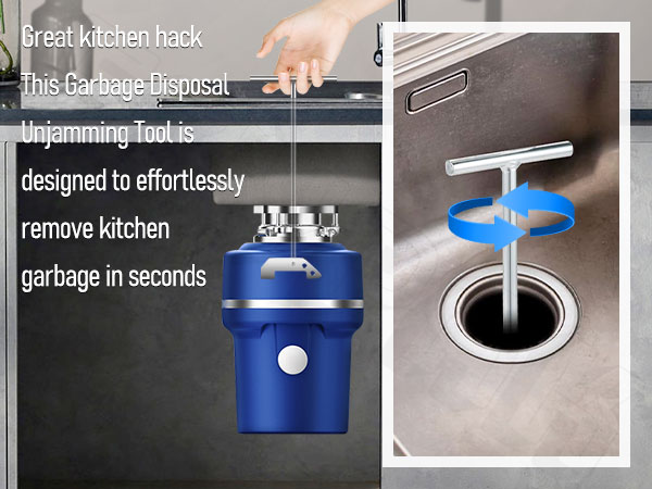 Garbage Disposer Unjamming Wrench