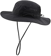 Connectyle Women's UPF 50+ Safari Sun Hat Breathable UV Protection Fishing Hat