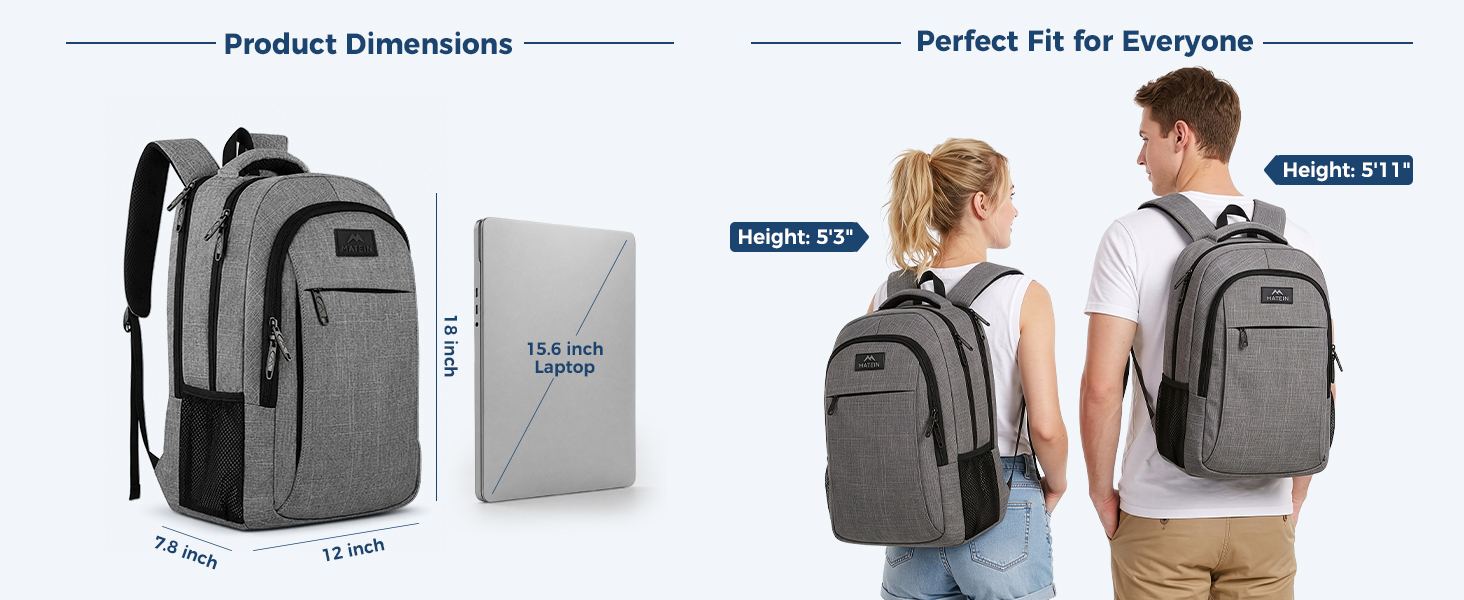 Backpack dimensions