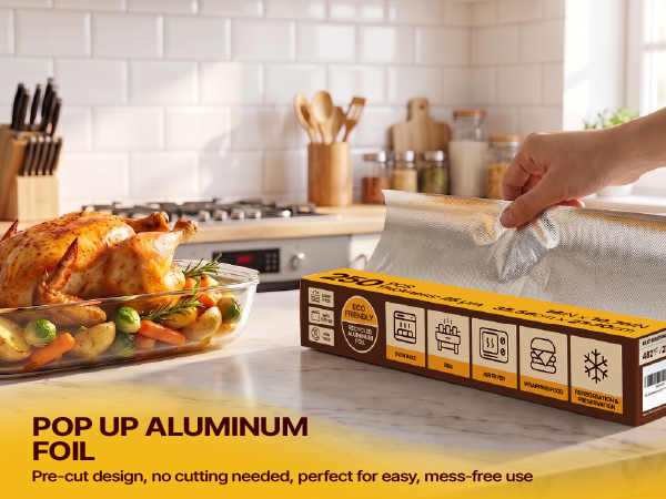 pre-cut aluminum foil sheets