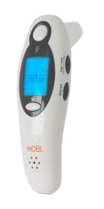 MOBI Ultra Pulse Ear & Forehead Digital Thermometer for Baby, Kids & Adults with Pulse Monitor, Talk...