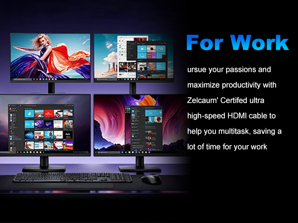 HDMI 2.2 cable 3ft 6ft 10ft 3 6 10 ft feet foot hdmi cables 2.2