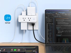 surge protector outlet expander with indicated light