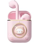 YLFASHION Wireless Earbuds Cartoon, Bluetooth 5.4, IPX4 Waterproof, Built-in Mic, Fit for Sport, ...