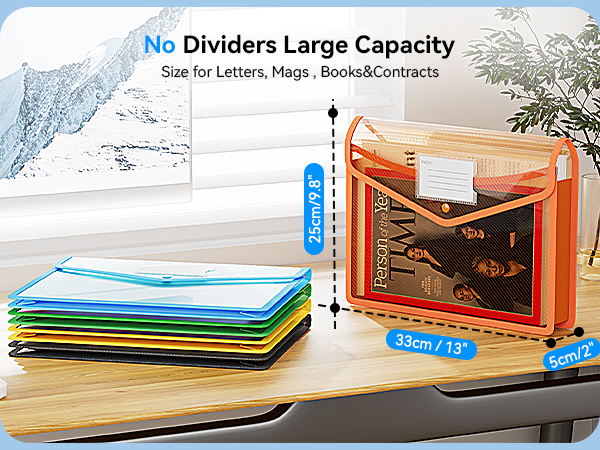 ThinkTex Plastic Expanding File Folder