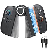 [Upgraded 2.0] FASTSNAIL Charging Grip for Nintendo Switch 2 (2025), Strong Magnetic Grip Control...