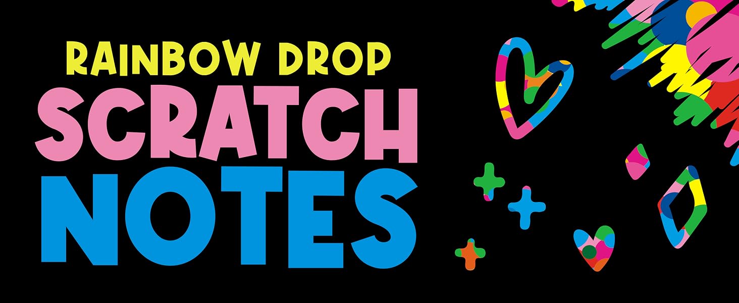 Colorful scratch notes, perfect for joyful and creative bonding.