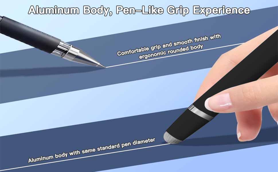 Extendable 2-in-1 Dual Tip Universal Stylus Pen