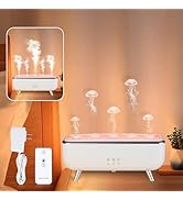 300ML Dynamic Jellyfish Diffuser: 5 Rings Dynamic Sound Pickup - Essential Oil Scent Volcano Diff...