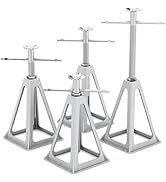 PAULINN RV Stabilizer Jacks 4 Pack, Heavy Duty Aluminum Jack Stands for Travel Trailer Camper, Si...