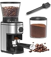 AYCHIRO Coffee Grinder, Electric Conical Burr Grinder with 30 Grind Settings for 2-12 Cups, Adjus...