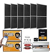 [Ultra] ECO-WORTHY 1200W 24V 5.52KWH Lithium Battery Solar System Off Grid:6pcs 195W Solar Panels...
