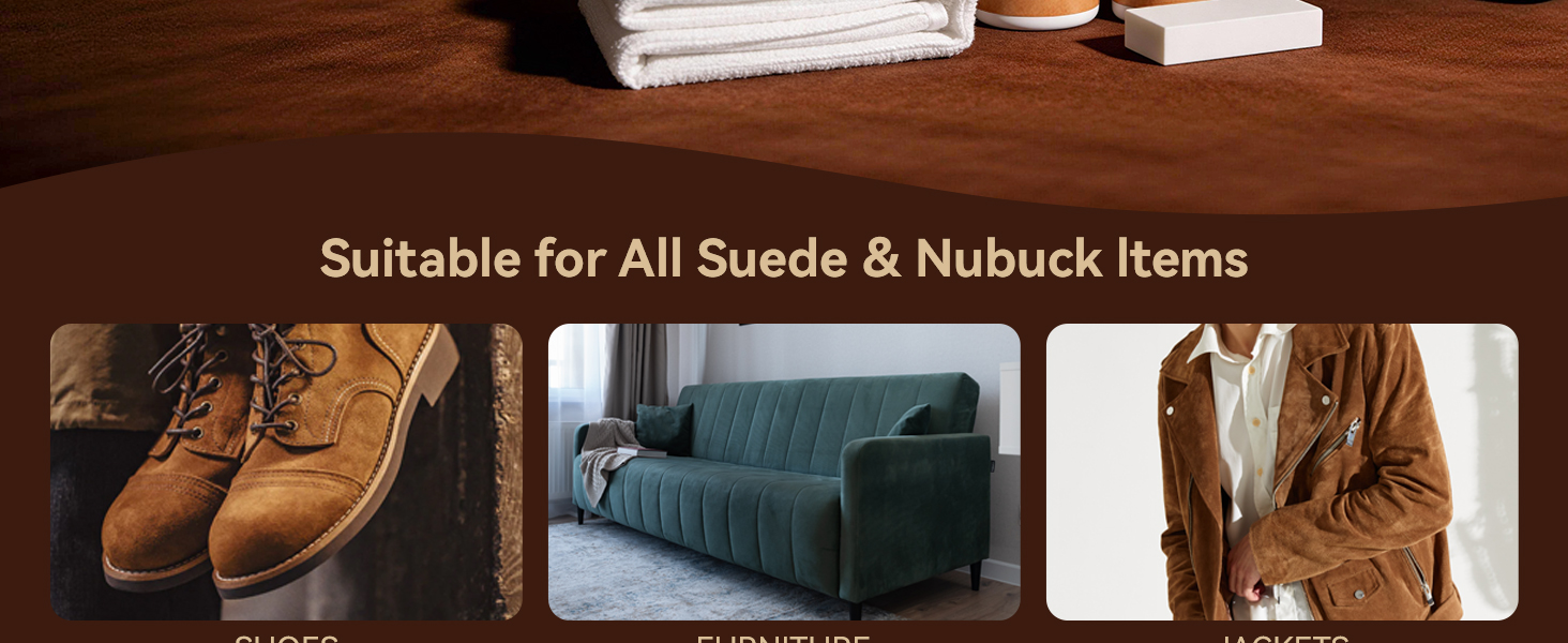 SUITABLE FOR ALL SUEDE AND NUBUCK ITEMS