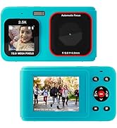 Digital Camera for Teens, 1080P FHD Camera, Point and Shoot Digital Camera with 32GB Memory, Dual...
