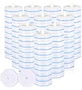 100 Count Disposable Toilet Wand Refills for Toilet Wand, 5X Cleaning Power Scrubber Refill, Repl...