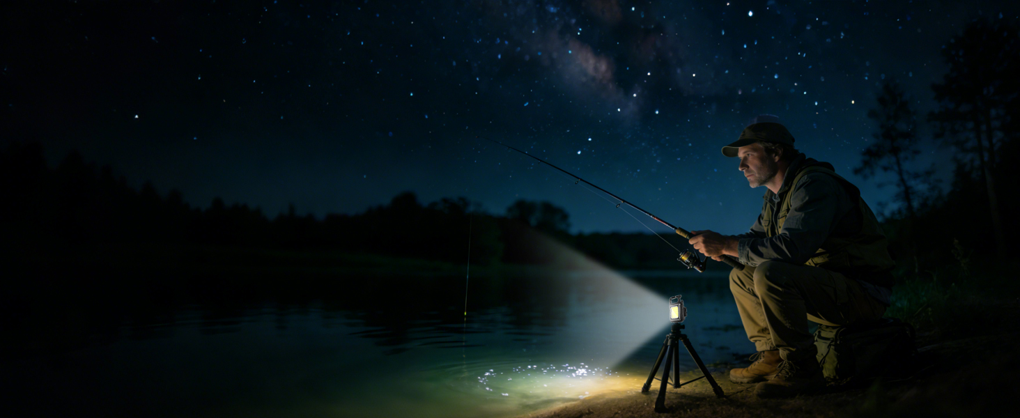 Portable keychain light ideal for night fishing