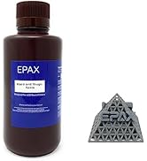 EPAX 3D Printer Hard and Tough Resin for LCD DLP SLA Resin 3D Printers, 1000g Grey