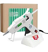 Krightlink Hot Glue Gun Kit with 30 Glue Sticks, Fast Preheating Hot Melt, High Temp for School C...