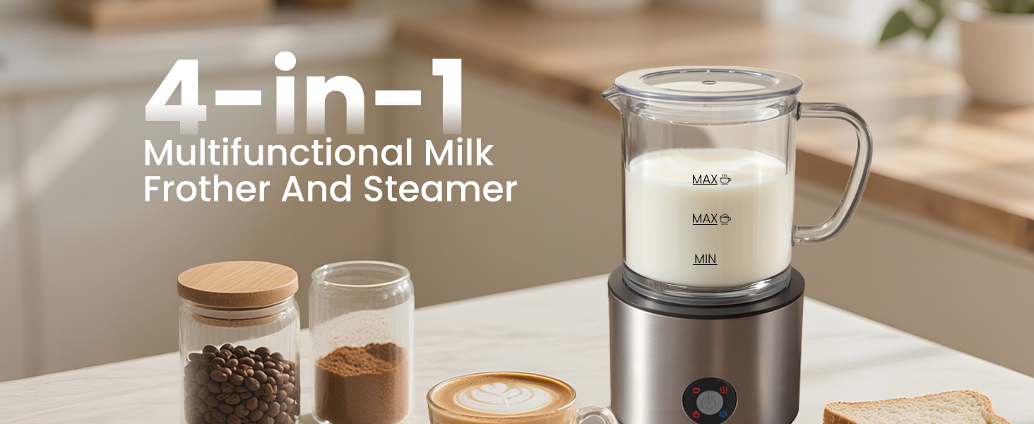 4 in 1 milk frother