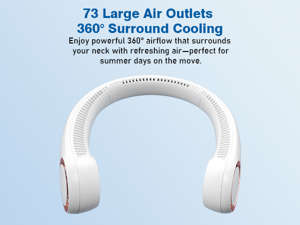 Personal fan for neck