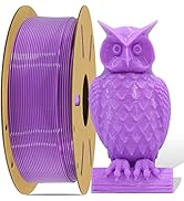 DO3D Purple PLA 3D Printer Filament, Tidy Winding High Diameter Tolerance 1.75mm PLA, Widely Supp...