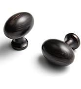 BEILEIOU Oval Oil Rubbed Bronze Cabinet Knobs, Zinc Alloy for Drawer Knobs for Dresser Cupboard W...