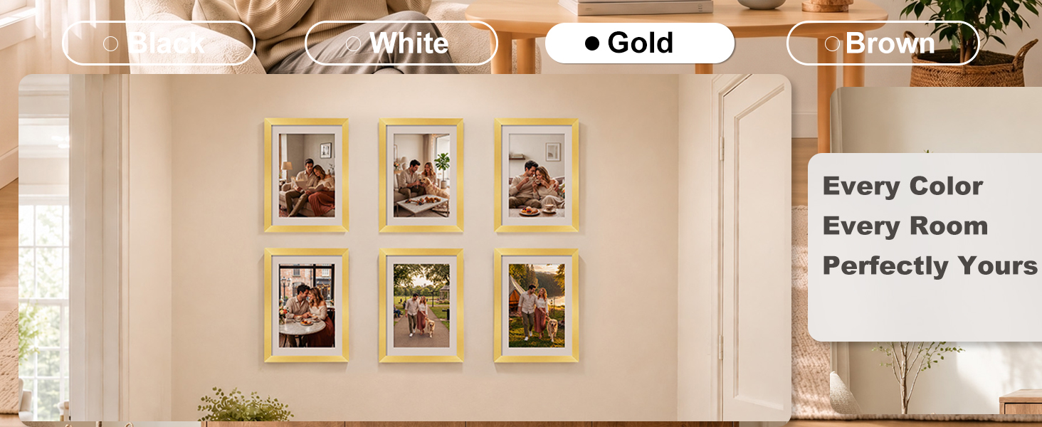 gold picture frames