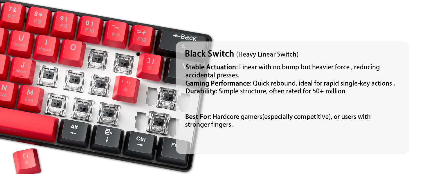 abucow k61s mechanical keyboard