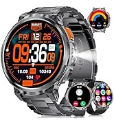 LIGE Smart Watches for Men with 730mAh Battery, 1.85