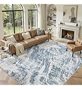 DMOYEST 8x10 Area Rugs for Living Room-Washable Rugs Modern Abstract Soft Large Carpet Non Slip L...